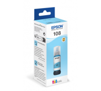 Чернила EPSON №108 (Light Cyan), 70 мл, оригинальные, подходят для EPSON L8050 L18050